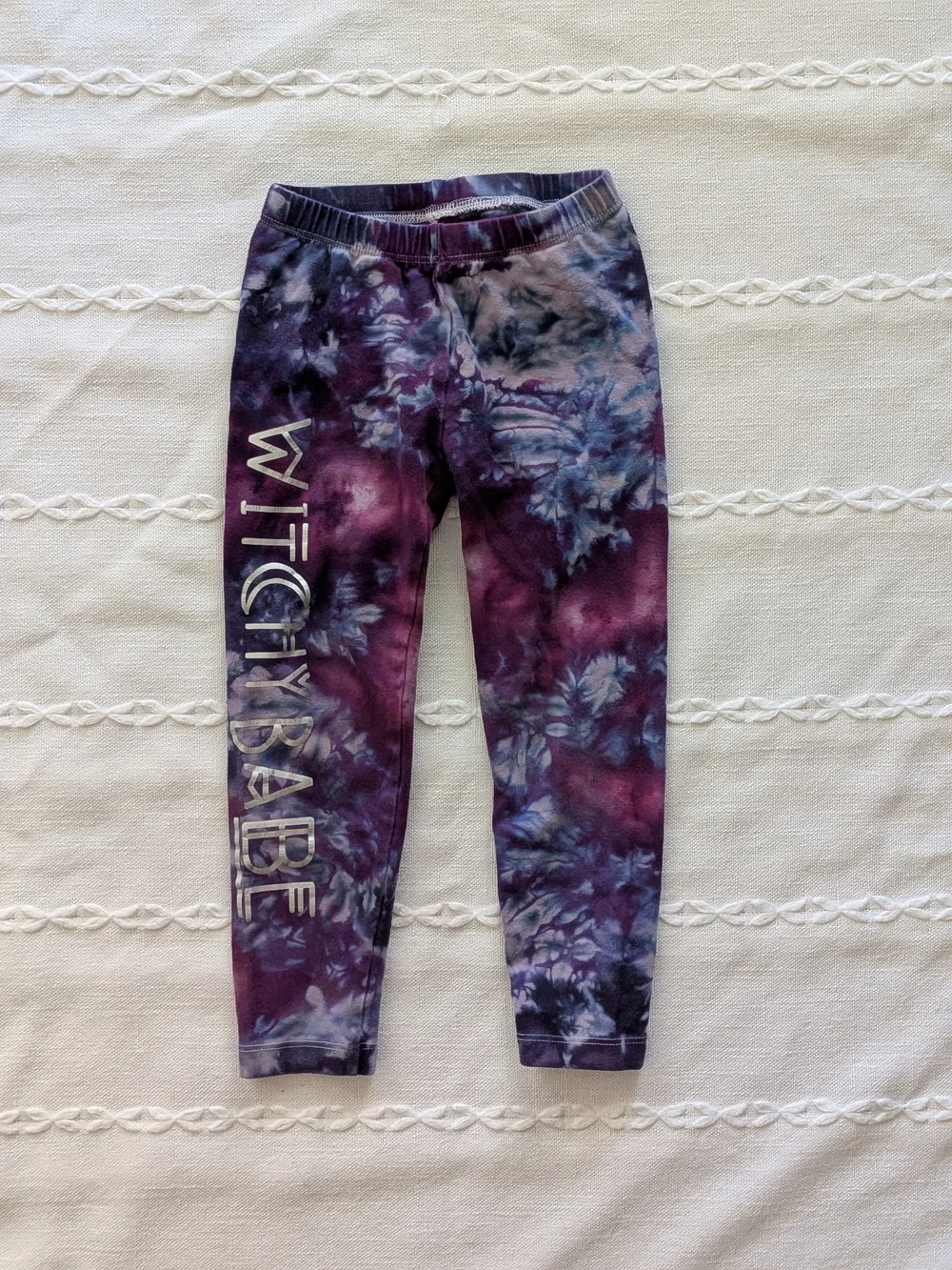 Kids 'Witchy Babe' Purple Tie-Dye Set